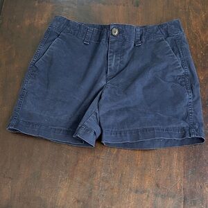 GAP Navy Blue Cotton City Shorts Sz 0